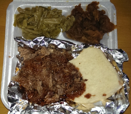 Pit beef + sides